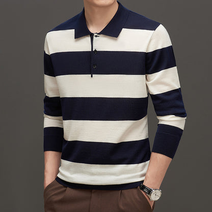 UrbanStoff | Jacquard Slim Strickpullover
