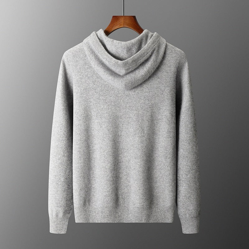 UrbanStoff | Herren Kapuzen-Strick Trainingsanzug – Freizeit Set