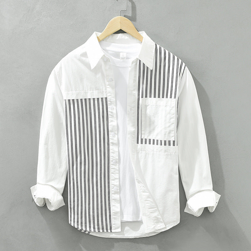 UrbanStoff | Baumwoll Casual Langarmhemd