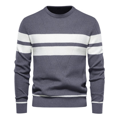Herren Streifenpullover