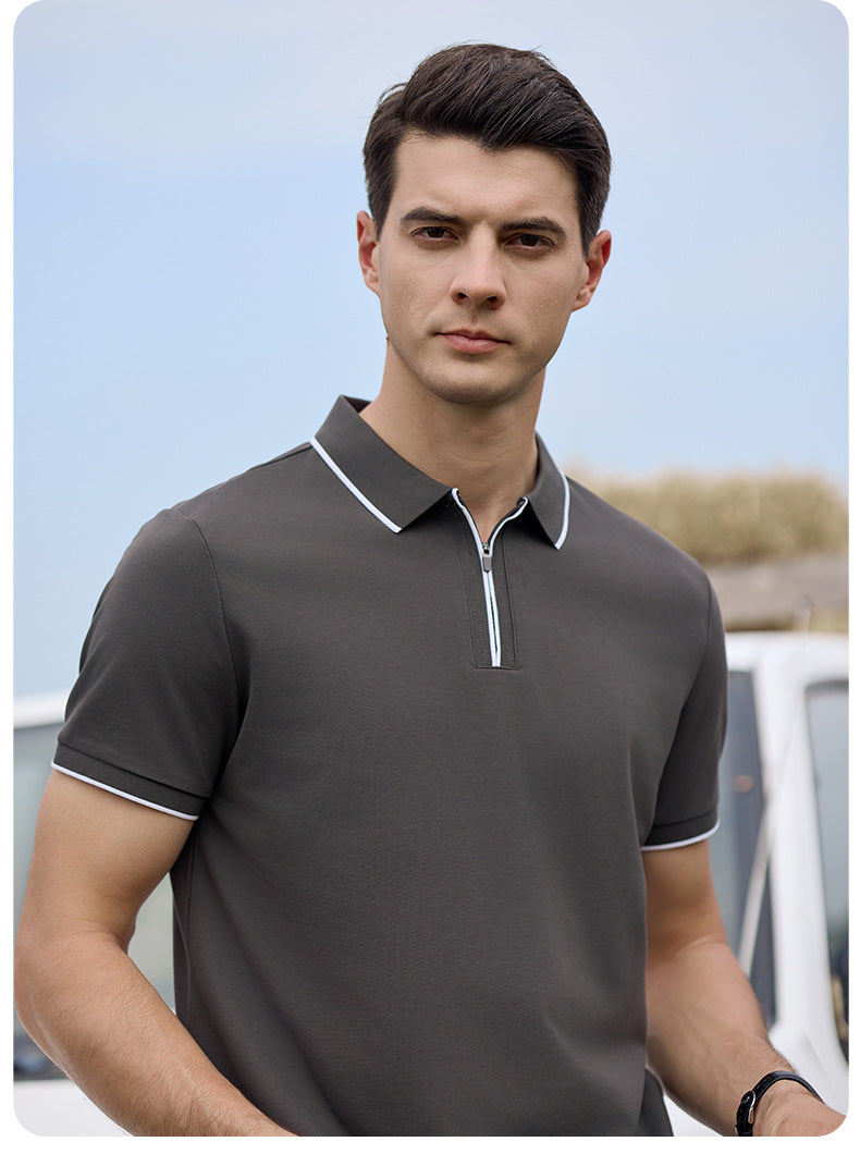 Casual Kurzarm-Poloshirt