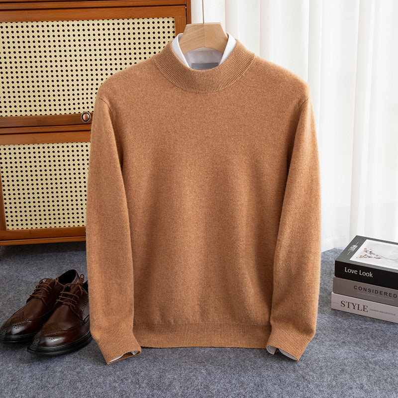 UrbanStoff | Halbkragen Wollpullover