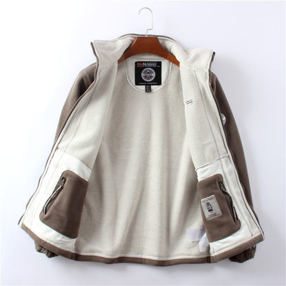 Herren Fleecejacke Wende-Style