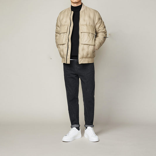UrbanStoff | Leichte Daunen Baseballjacke