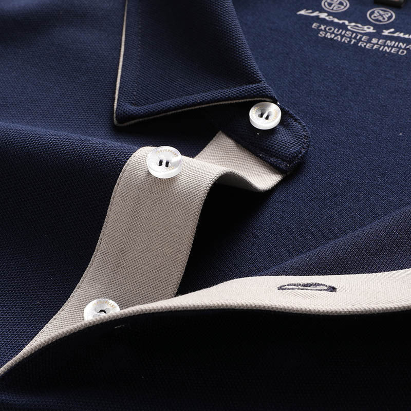 UrbanStoff | Langarm Polo-Shirt