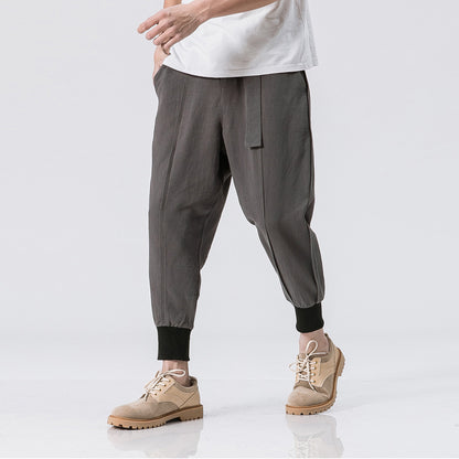 UrbanStoff | Baumwoll-Leinen Beam-Hose