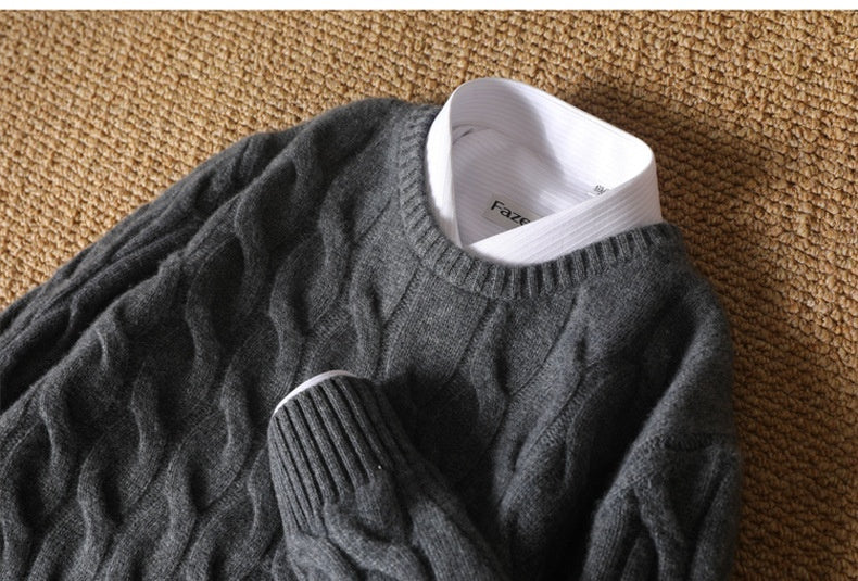 Herren Rundhals Pullover – Casual Style