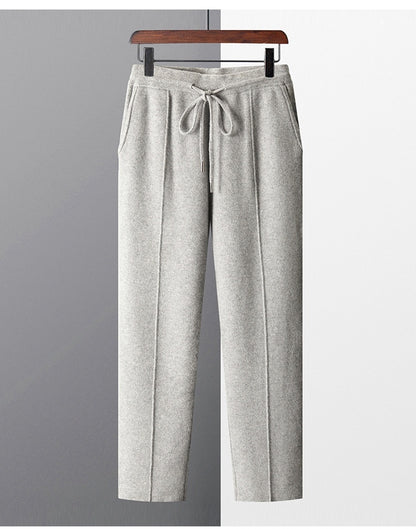 UrbanStoff | Herren Wollhose mit Geradem Bein