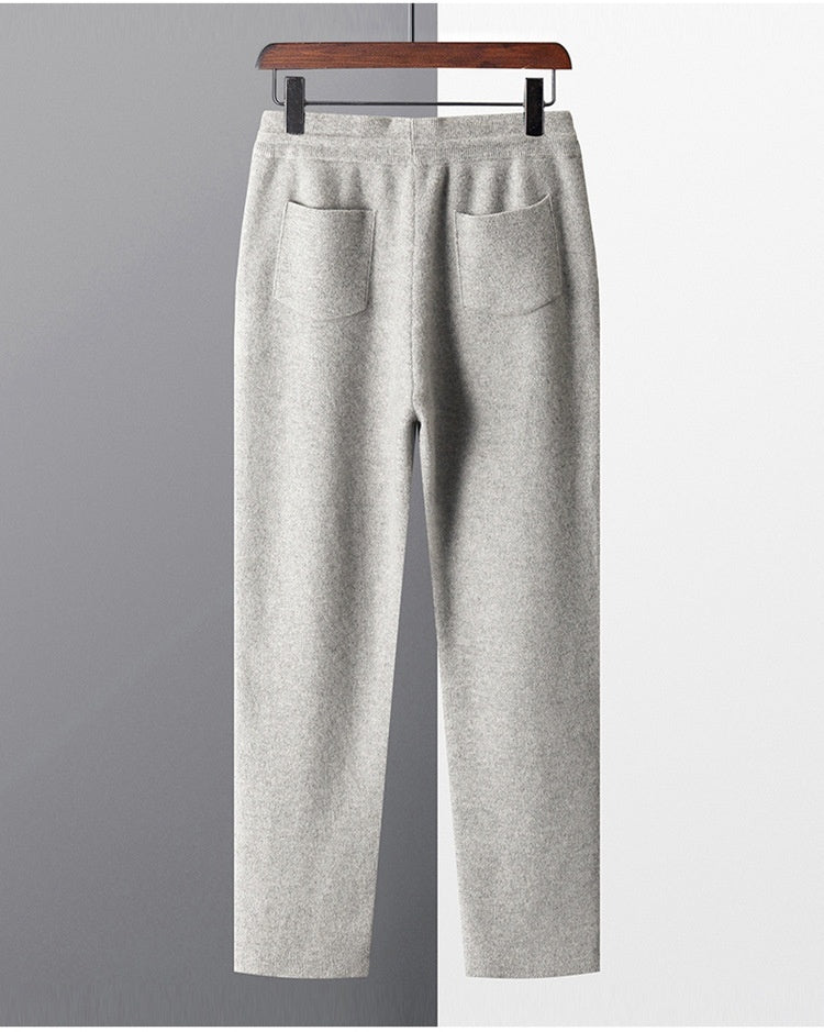 UrbanStoff | Herren Wollhose mit Geradem Bein