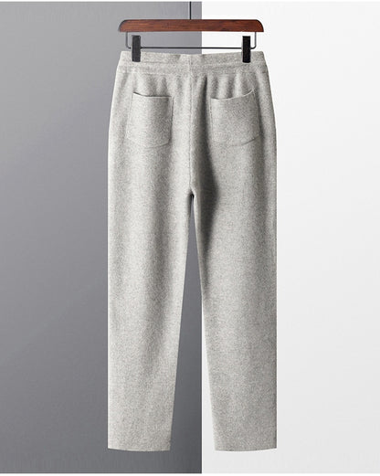 UrbanStoff | Herren Wollhose mit Geradem Bein