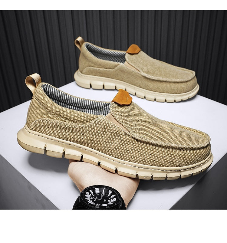 Herren Übergröße Canvas Slipper