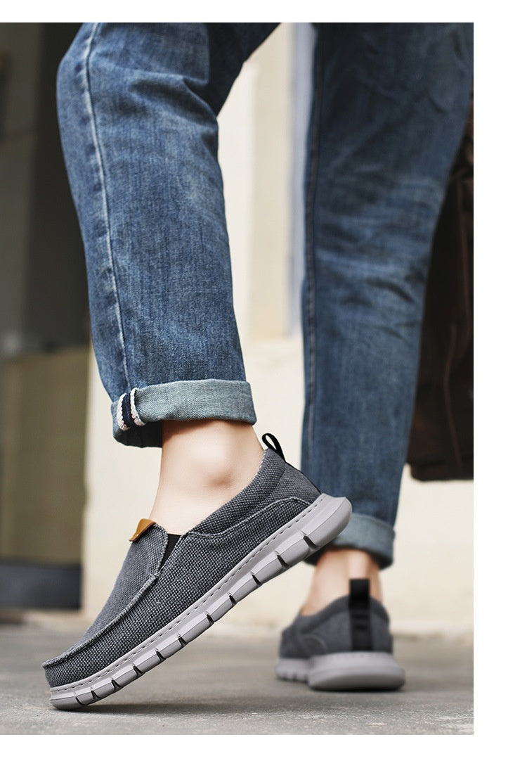 Herren Übergröße Canvas Slipper