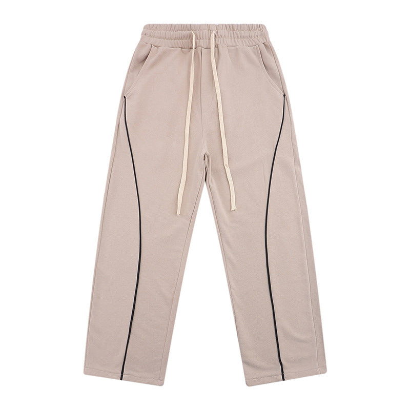 UrbanStoff | Warme Strickhose mit Samt