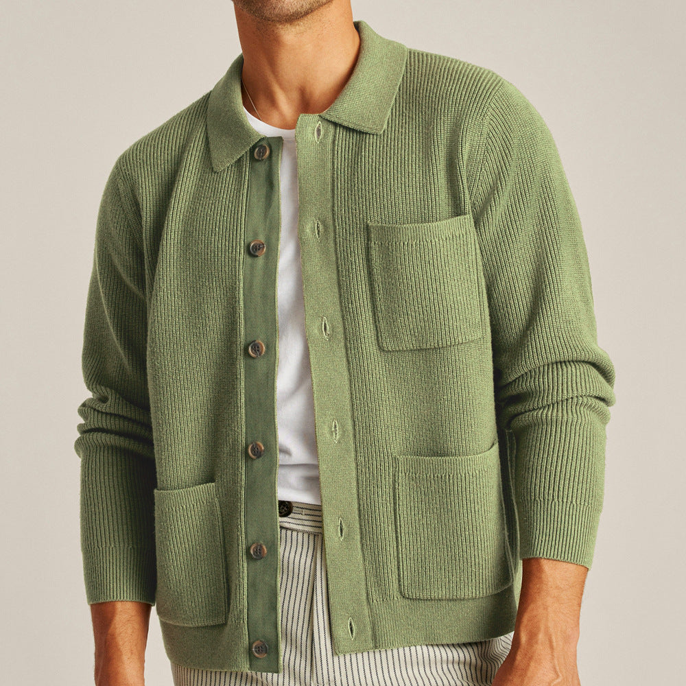 Trickjacke mit Hemdkragen