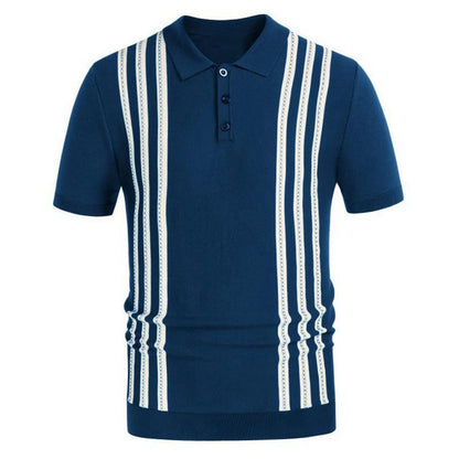 UrbanStoff | Gestreiftes Casual Polo