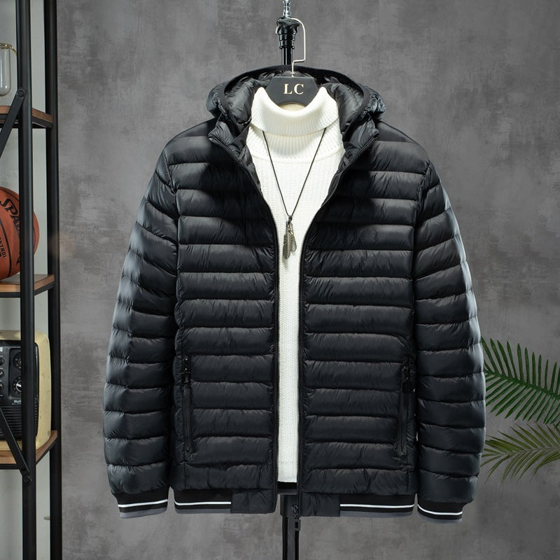 UrbanStoff | Wattierte Jacke mit Kapuze