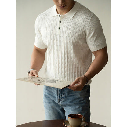 UrbanStoff | Strukturiertes Strickpolo