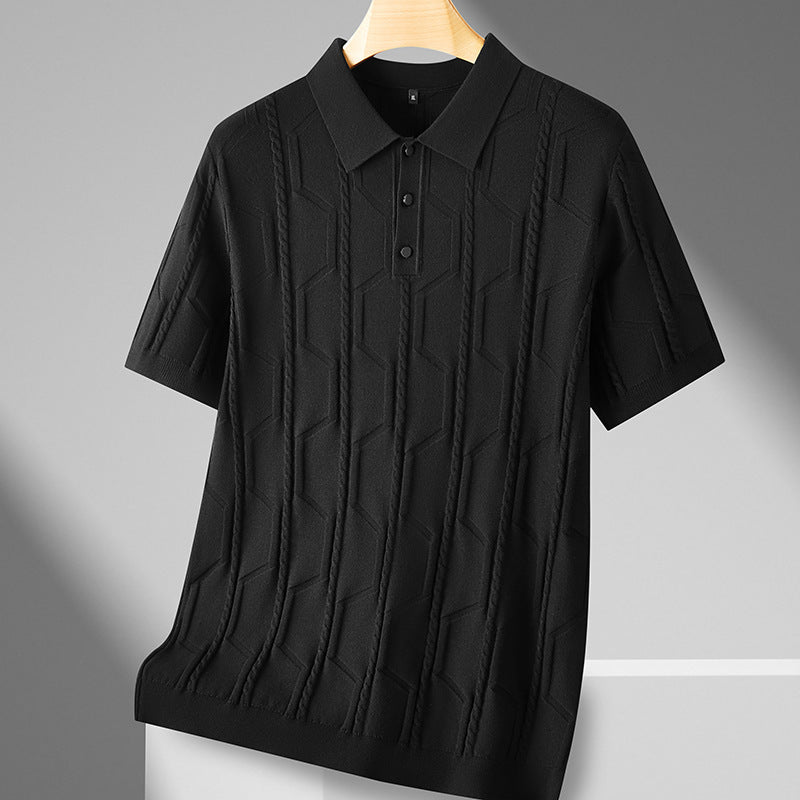 UrbanStoff | Jacquard Strickpolo