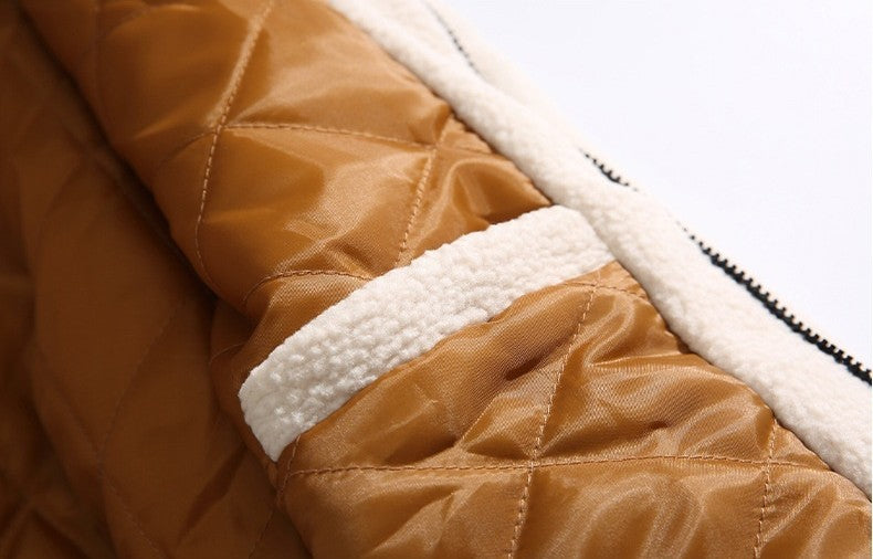 UrbanStoff | Retro-Baumwolljacke Gepolstert