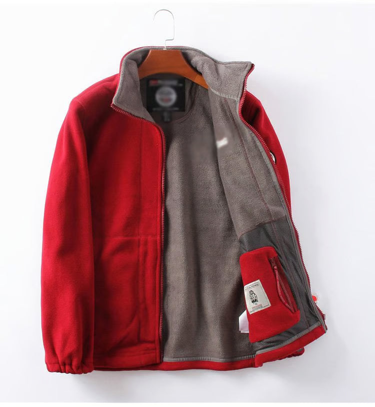 Herren Fleecejacke Wende-Style