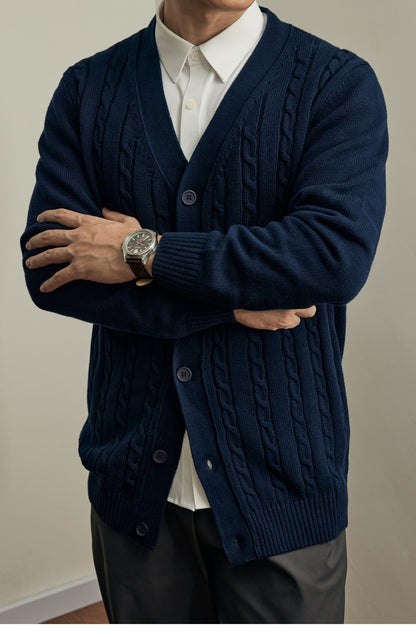 UrbanStoff | Strick Cardigan Pullover