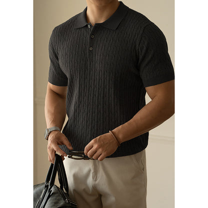 UrbanStoff | Strukturiertes Strickpolo