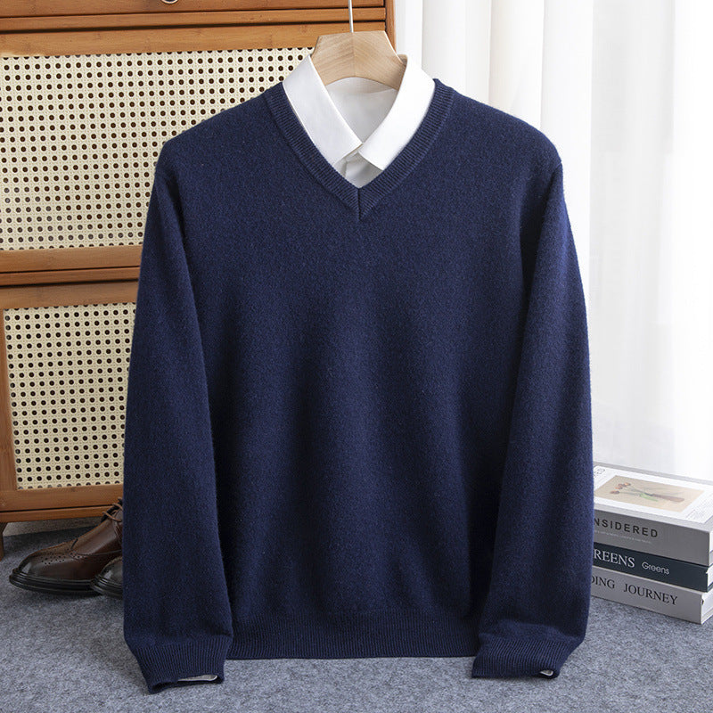 UrbanStoff | Halbkragen Wollpullover