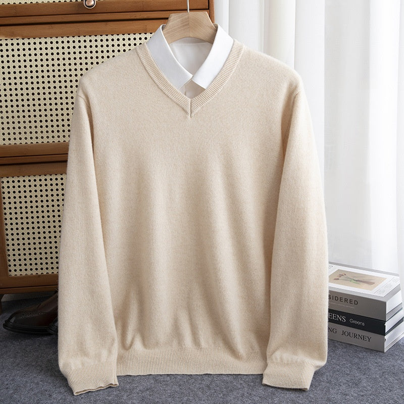 UrbanStoff | Halbkragen Wollpullover