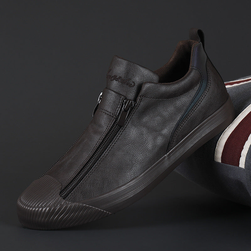 Herren Freizeit-Sneaker mit Reißverschluss