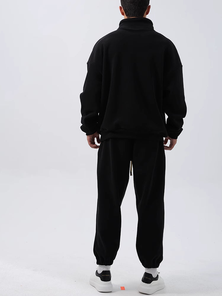 Locker Geschnittener Fleece-Trainingsanzug