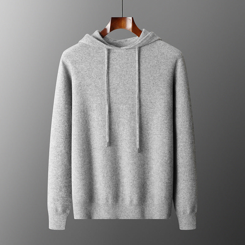 UrbanStoff | Herren Kapuzen-Strick Trainingsanzug – Freizeit Set