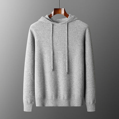 UrbanStoff | Herren Kapuzen-Strick Trainingsanzug – Freizeit Set
