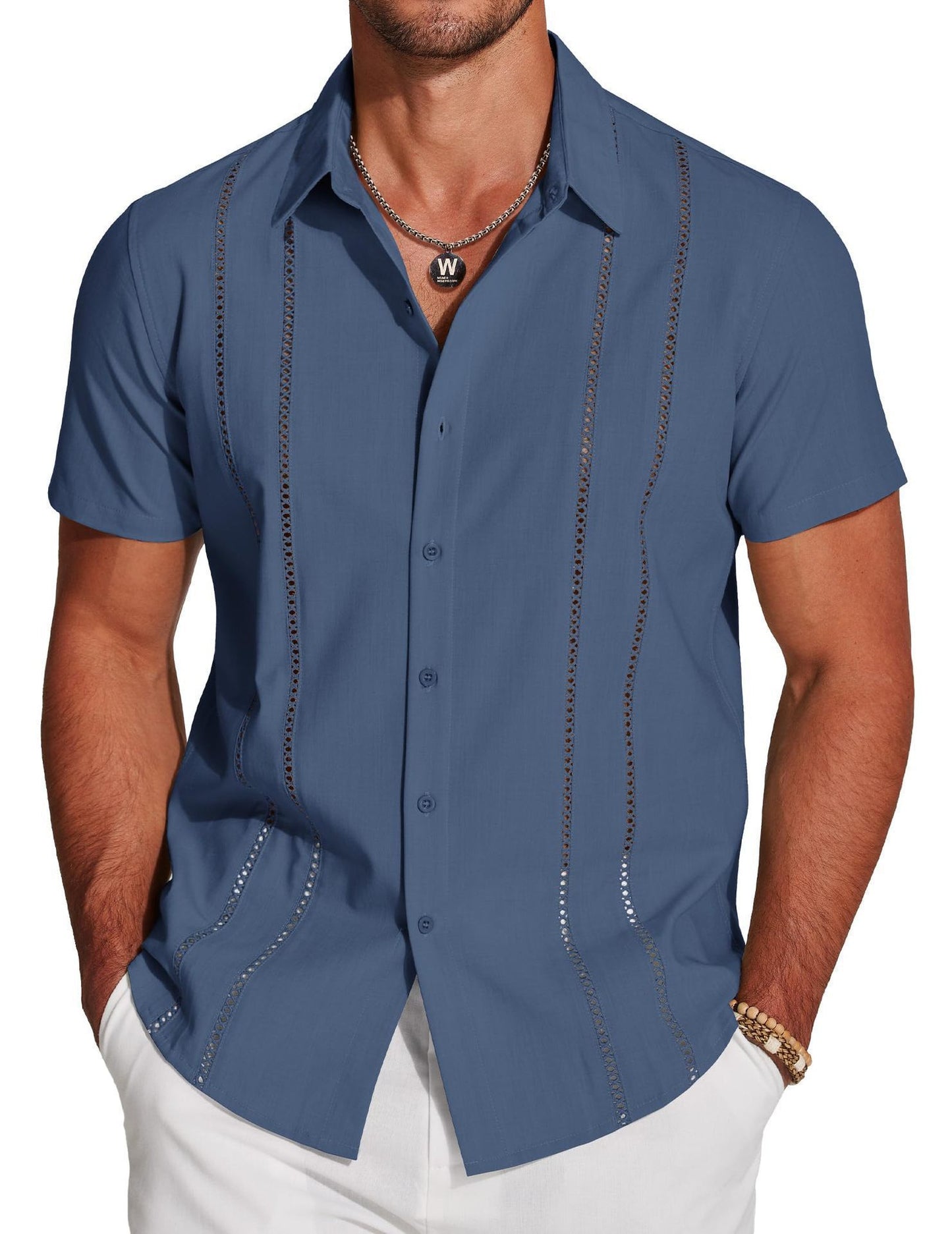 Kurzarmhemd im Hawaii-Stil