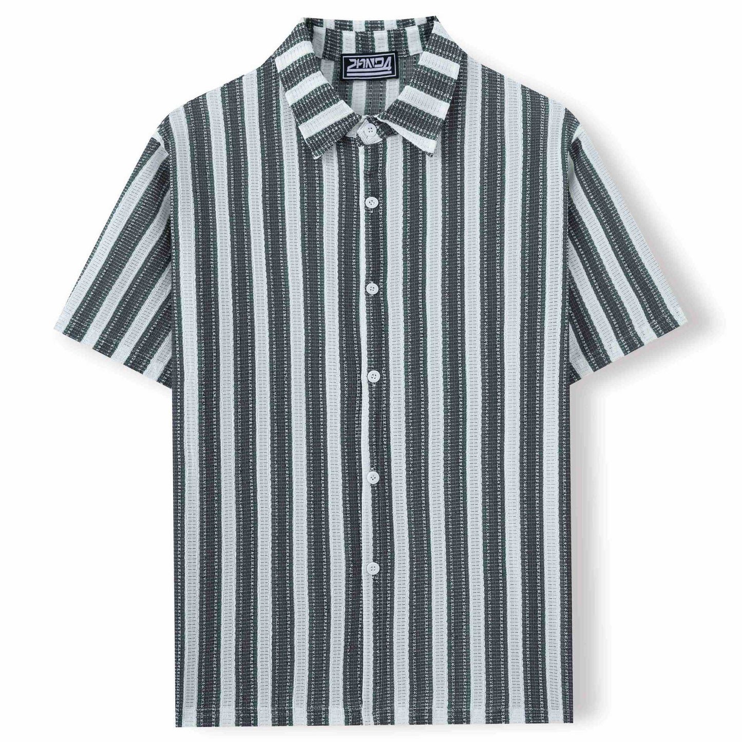 UrbanStoff | Garngefärbtes Gestreiftes Hemd