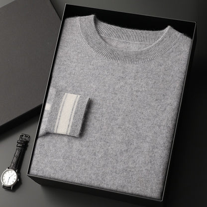 UrbanStoff | Herren Kaschmir Trainingsanzug – Rundhals
