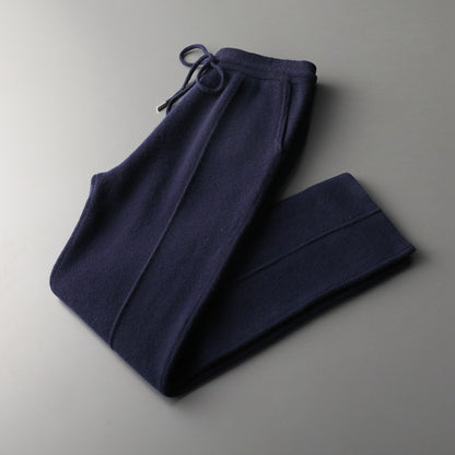 UrbanStoff | Herren Wollhose mit Geradem Bein