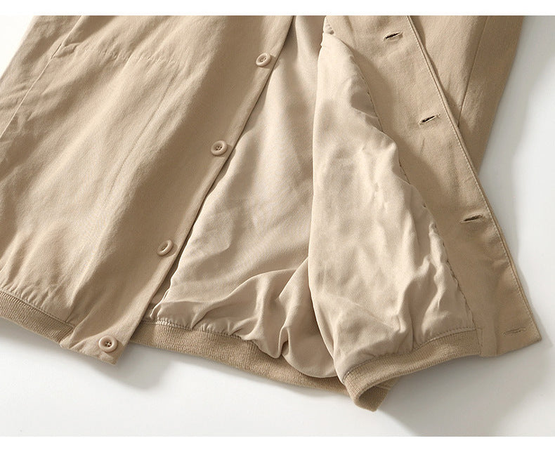 UrbanStoff | Retro Loose Baseball Jacke