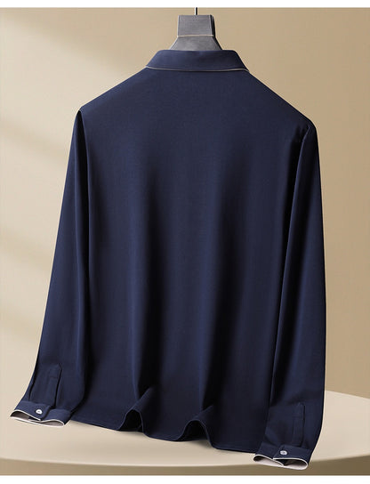 UrbanStoff | Langarm Polo-Shirt