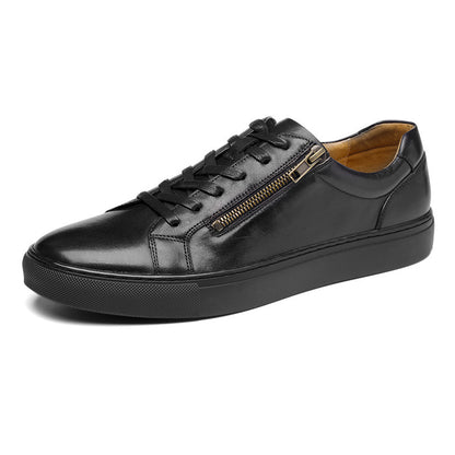 Echtleder Side-Zip Sneaker