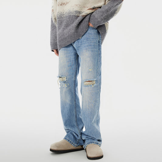 UrbanStoff | Ripped Wide-Leg Jeans