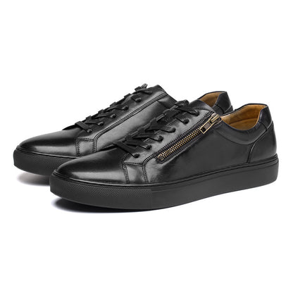 Echtleder Side-Zip Sneaker