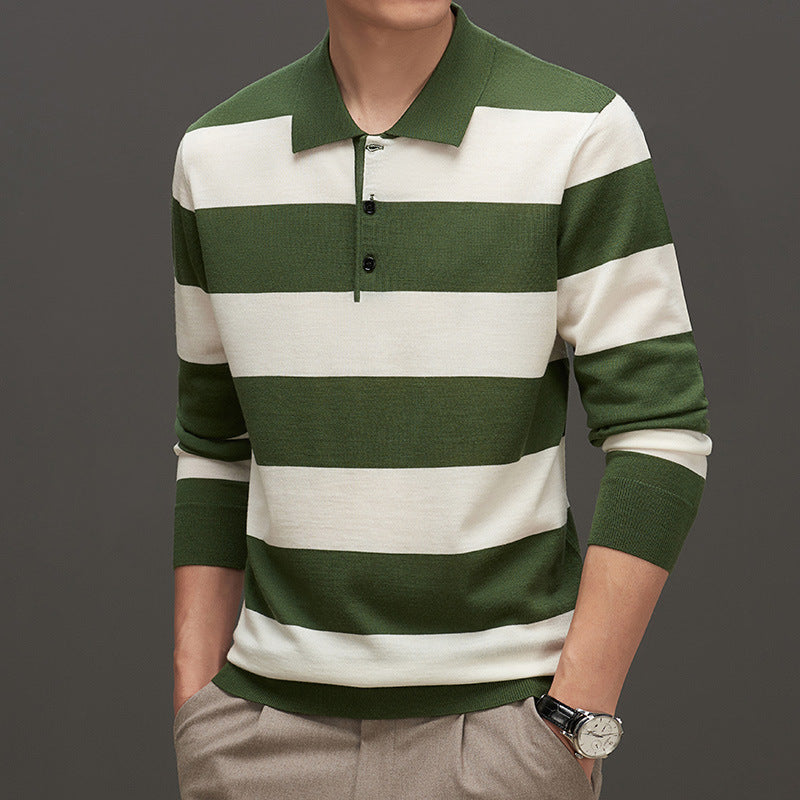 UrbanStoff | Jacquard Slim Strickpullover