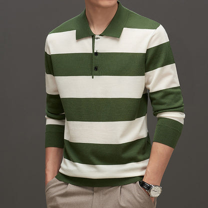 UrbanStoff | Jacquard Slim Strickpullover