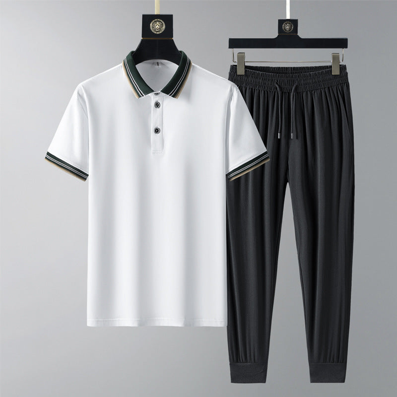UrbanStoff | Schnelltrocknendes Polo & Hosen-Set