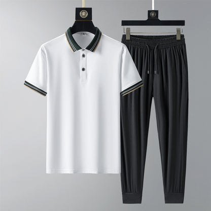 UrbanStoff | Schnelltrocknendes Polo & Hosen-Set