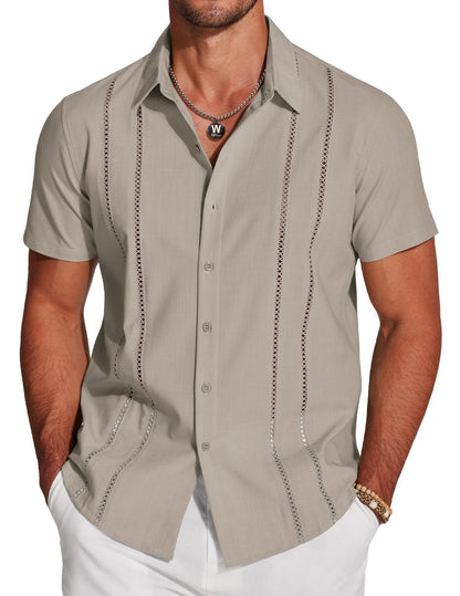 Kurzarmhemd im Hawaii-Stil