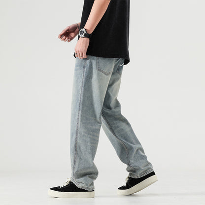 UrbanStoff | Vintage Washed Wide-Leg Hose