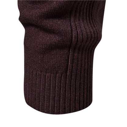 UrbanStoff | Herren Woll Rollkragenpullover – Schlanke Passform