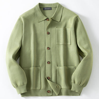 Trickjacke mit Hemdkragen