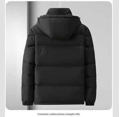 UrbanStoff | Hochwertige Kapuzen-Daunenjacke